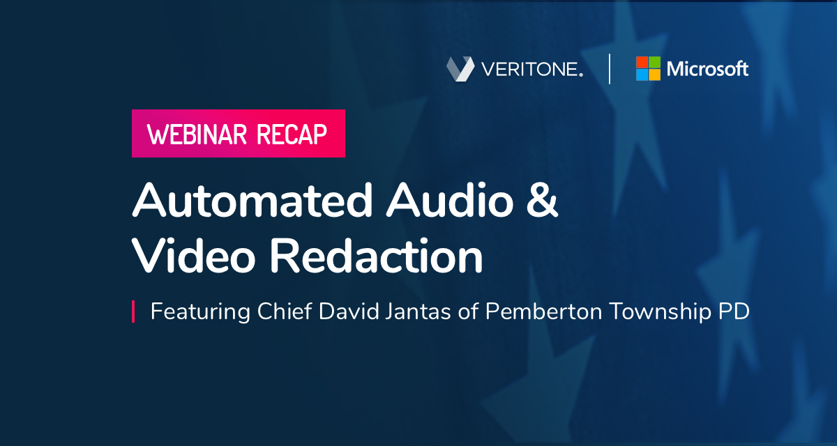 PD Use AI Audio & Video Redaction to Balance Transparency ...